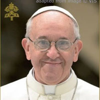 Pope Francis file photo, adapted from image (c) VIS