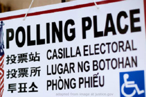 Polling Place Signage in Multiple Languages