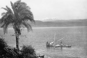Sea of Galilee file photo, adapted from image at loc.gov