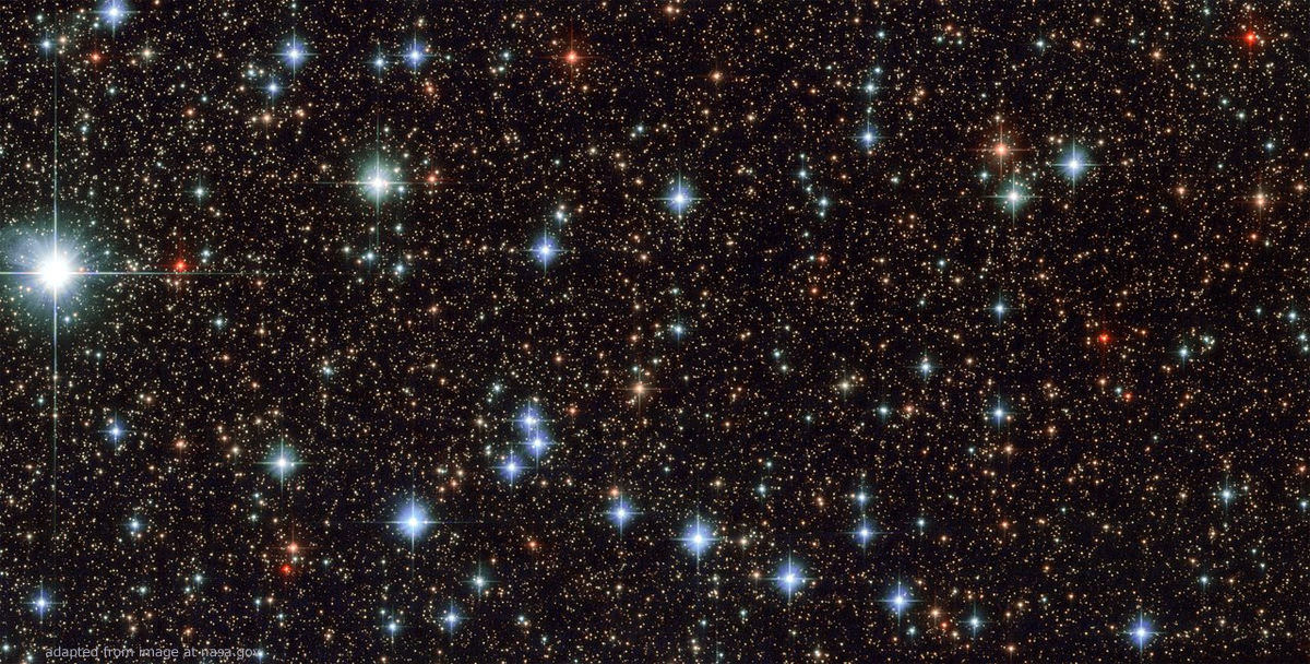 Star Field, adapted from image at nasa.gov