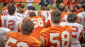 File Photo of Clemson Football Players adapted from image at defense.gov, Army photo