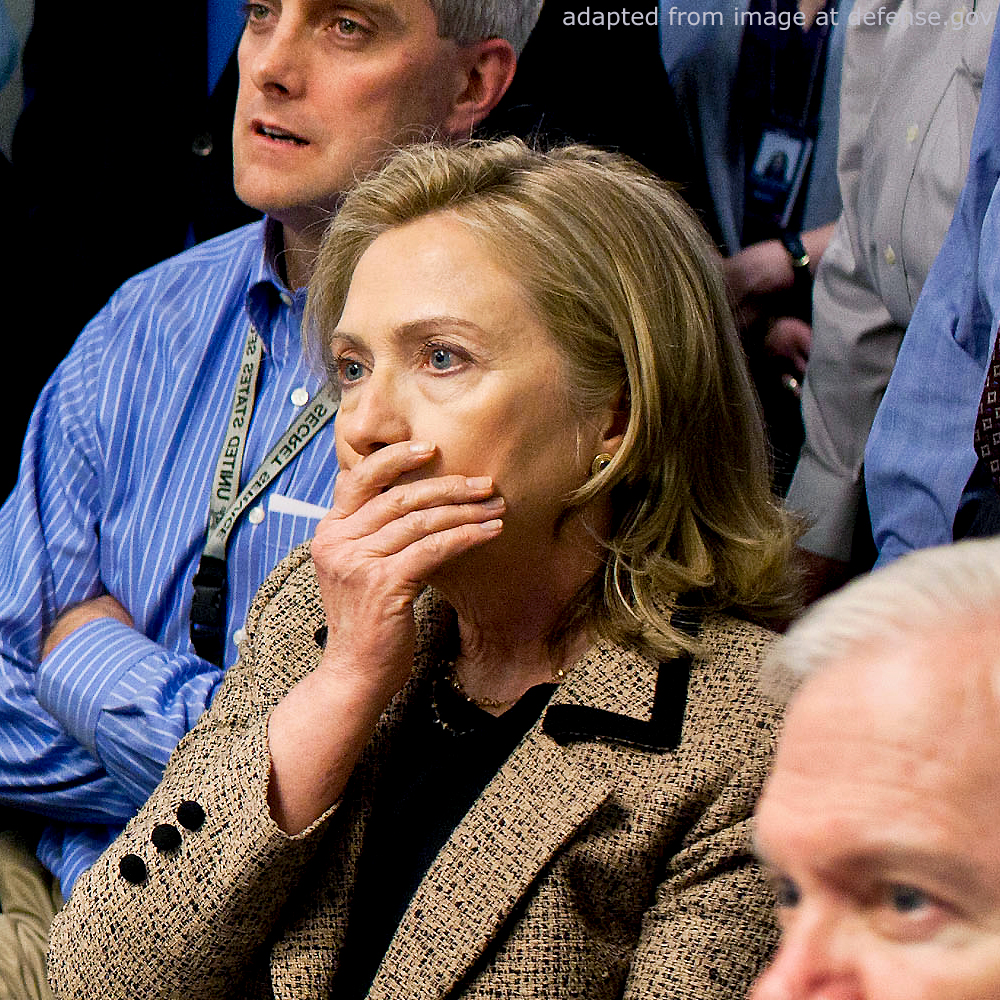Hillary Rodham Clinton file photo, during raid on Bin Laden