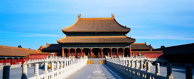 Chinese Temple at Forbidden City in Beijing