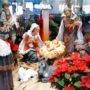 Nativity Scene Statuary at Church