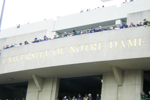 Notre Dame Stadium Facade