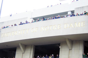 Notre Dame Stadium Facade