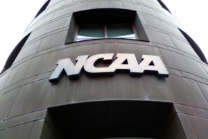 NCAA Headquarters Facade