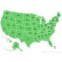 U.S. Map, adapted from image at usda.gov