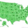 U.S. Map, adapted from image at usda.gov